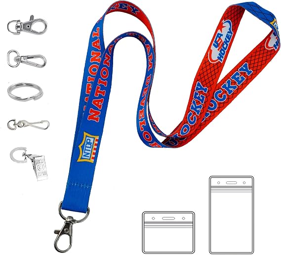 Personalized Custom Lanyard bulk10-3000Pcs, Customized Neck Strap ID Badge Lanyard, Customize Text and Logo, Personalized Neck Lanyard for ID Card Badge Holder, Teacher, Office, Business etc