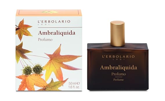L'Erbolario Ambraliquida - Created To Win Over Mens Tastes And Seduce Womens Senses - Sweet Tones And Amber Accents - Vibrant Echo Of Natural Mystery - Amber, Creamy Scent - 1.6 Oz EDP Spray