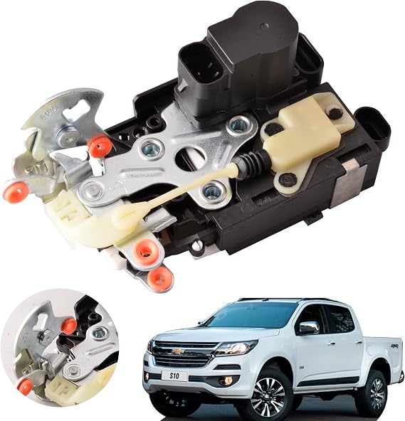 Driver Side Door Latch Assembly Compatible for Chevy S10 1998-2003 GMC Sonoma 1998-2003 Replace Front Left Door Lock Actuator Motor 931-260 15066132 16631171