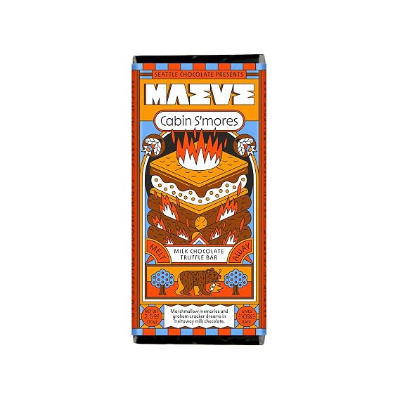 Maeve Chocolate Cabin S'mores Truffle Bar