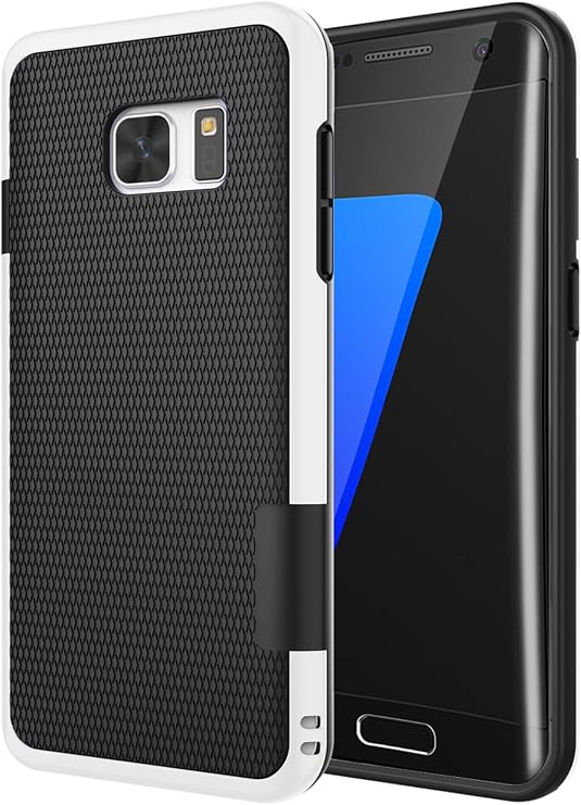 Jeylly Galaxy S7 Edge Case, One-Piece Ultra Slim 3 Color Impact Anti-Slip Rugged Soft TPU Bumper Shockproof Protective Case Cover Shell for Samsung Galaxy S7 Edge S VII Edge G935 - Black | One-Piece Slim 3 Color Impact Anti-Slip Rugged Soft TPU Bumper Shockproof Protective Case for Galaxy S7 Edge S VII Edge G935