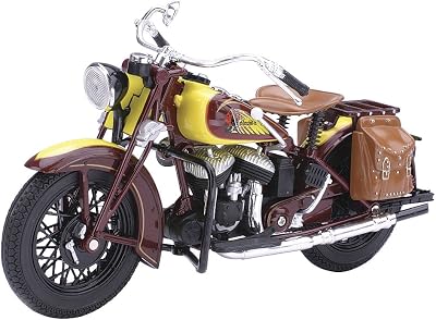 Indian 1934 Sport Scout Motorcycle Die Cast Scale Model by NewRay