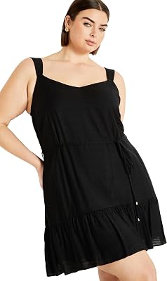 City Chic Womens Plus Size Peta Dress