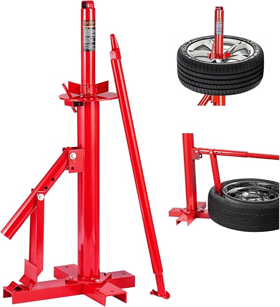 VEVOR Manual Tire Changer, Portable Hand Bead Breaker Mounting Tool for 8"-16" Tires, Compatible with Car Truck Trailer, Tire Mounting Machine for Home Garage Small Auto Shop