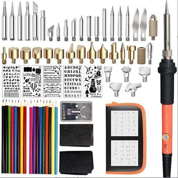 Electric Soldering Iron Kit, 60w Soldering Gun, 71-in-1 Portable Soldering Kit, Adjustable Temperature Controlled (200c- 450c, Soldering Kit for Electronics for Beginners