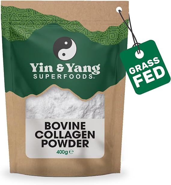 Collagen Powder 400g | Hydrolysed Bovine | Skin Hair Nails Joints | Hydrolysed Bovine Collagen, Dissolves Smoothly Into Hot Or Cold Drinks. Unflavoured, For Everyday Use.