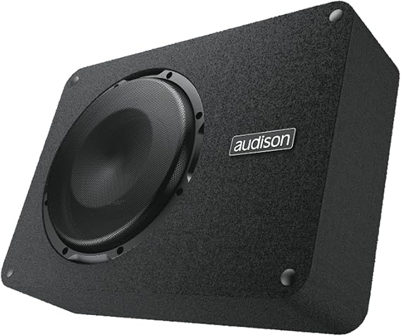 Audison APBX 8R Prima Series 8" 4 SVC Ported Subwoofer Enclosure System | 8" Impedance 4 Ohm, Paper, 250W RMS, Ferrite Magnet