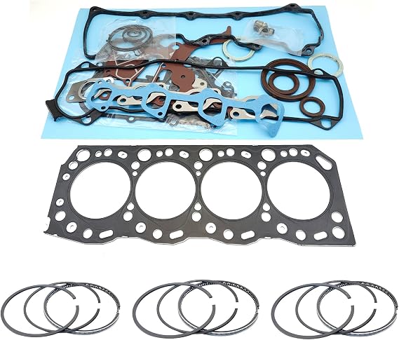 3L Full Gasket Kit + Piston Rings for Toyota 3L Engine 1989-1998 Hilux&Hiace 2.8 Litre STD 3L piston ring set