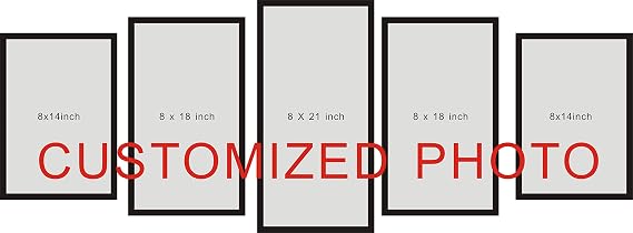 Customized Canvas Prints For Wall With Your Photos 5 Sizes (8x14inchx2/8x18inchx2/8x21inchx1) No Framed (8x14inchx2/8x18inchx2/8x21inch)