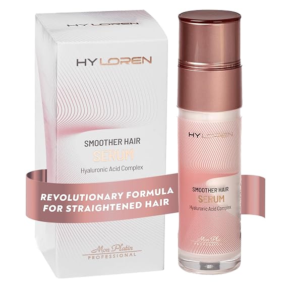 Mon Platin Professional Hair Care Product Serum with Hyaluronic Acid for Straightened Hair, 1.69 Fl Oz