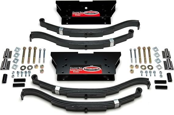 Roadmaster 2500-70 Comfort Ride Slipper Spring System Compatible with Tandem Axle Trailers with 7,000 lb. Rated Axles | Reduces Road Shock & Vibration for Smoother, Safer Towing