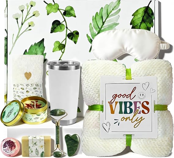 Self Care Gifts Get Well Soon Baskets for Women, Thoughtful Easter Mothers Day Birthday Premium Spa & Sympathy Basket for Mom Best Friend Sister