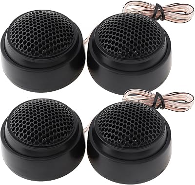 Car Tweeters, 4pcs Universal 1000W Car Speaker Dome Tweeter Sound Vehicle Auto Music Stereo Modified Loud Speakers