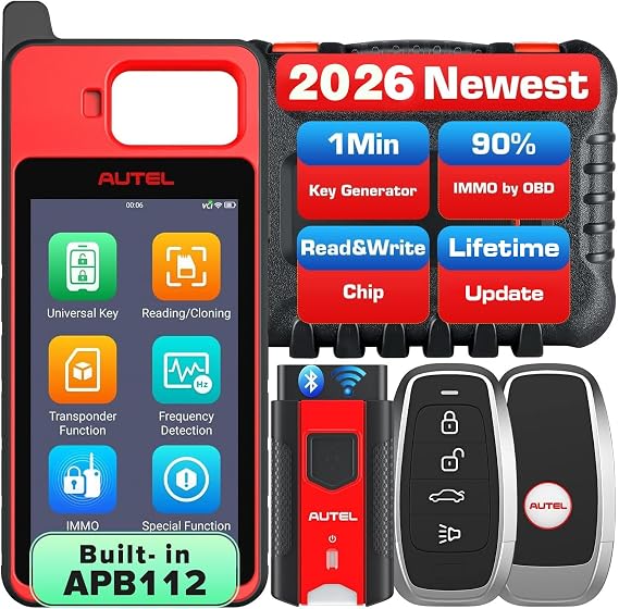 Autel MaxiIM KM100(X) Key Programmer, OBD IMMO Learning Built-in APB112