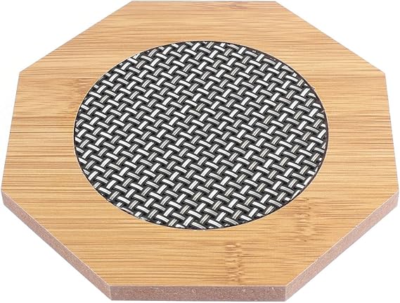 Ruilogod Wooden Octagon Heat Resistant Household Table Cup Pot Mat Coaster Pad (id: 88a bdb 76b 1b1 c71