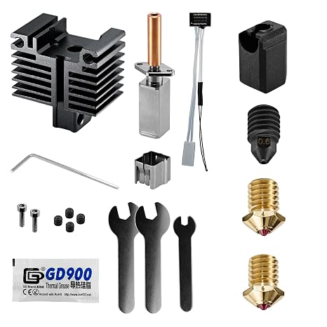 Ruby Nozzle Hotend Combo for Bambu Lab P1P / P1S 3D Printer