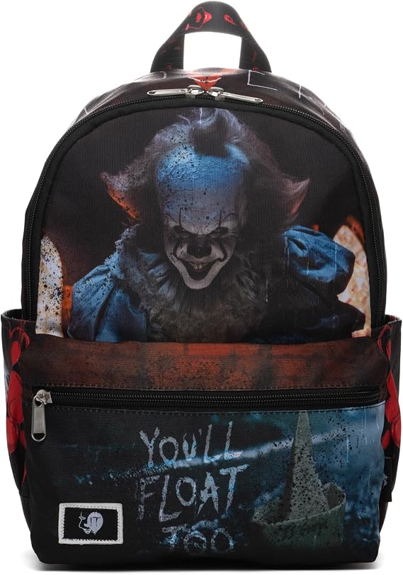 Wondapop Warner Bros It Pennywise You'll Float To 13" Deluxe Nylon Mini Backpack