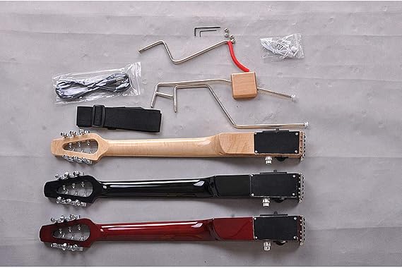 Upgrade Electric Guitar 6 Fret Plastic Practice 6 Strings Acoustic Guitar Trainer Tool Parts Gadget Portable Pocket Guitar