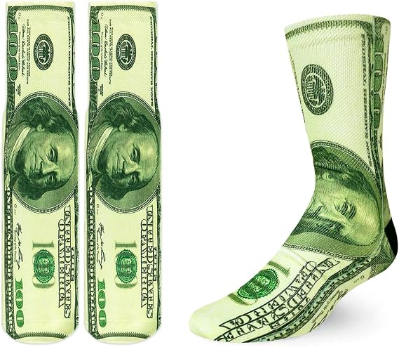 Benefeet Sox Unisex Mens Funny Crazy Socks Kids Youth Cool Colorful 3D Print Patternd Athletic Novelty Basketball Tube Socks
