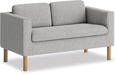 HON PARKWYN Series LOVESEAT, 53.5W X 26.75D X 29H, Gray
