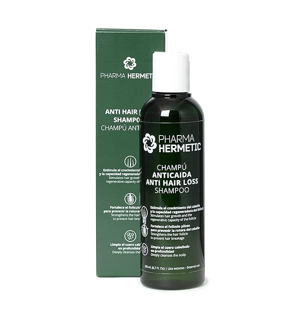 Revitalize Thinning Hair with PHARMAHERMETIC Anti-Hair Loss Shampoo - Promotes Growth & Strengthens Strands for Thicker, Healthier Hair - Prevent Hair Loss and Grow Stronger Hair