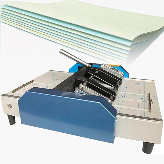 Booklet Maker Paper Folder Folding Machine,A3 MAX Paper Folding and Binding Machine,Booklet Folder Stapler Stapling Machine for Schools Print Stores, Offices
