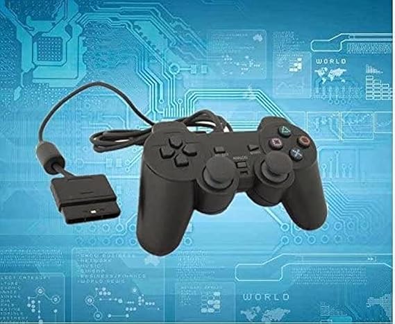 PS2 Controller Compatible for PS2 Play-station-2 Wired Shock Vibration