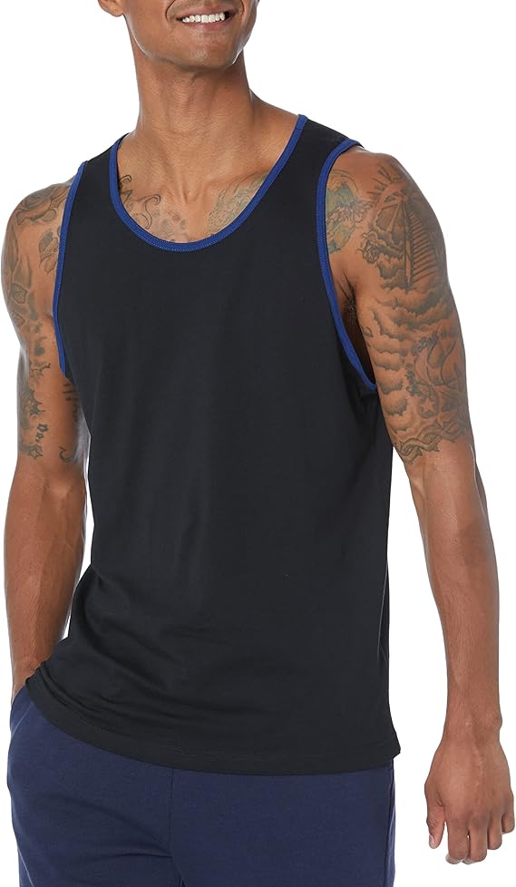Amazon Essentials Men's Regular-Fit Sleeveless Tank Tops