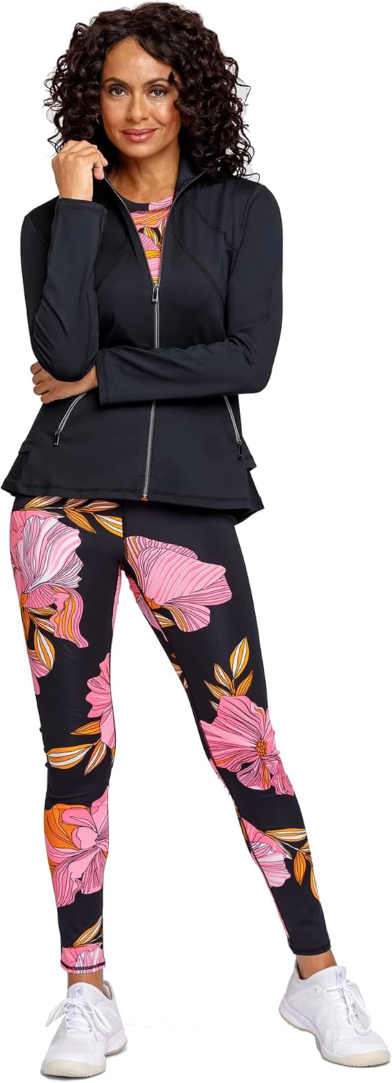 Tail Activewear Womens Rachel Jacket Onyx SM One Size