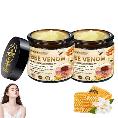 Bee Venom Cream, Bee Venom Skin Treatment Cream, Professional Bee Venom RepairCream for All Skin Types 2PCS