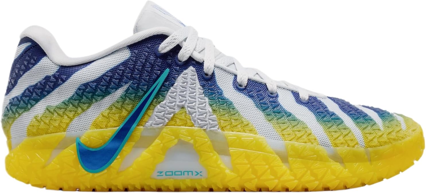 Ja 3 Murray State Mens Basketball Shoes (Pure Platinum/Deep Royal/Blue Lightening)