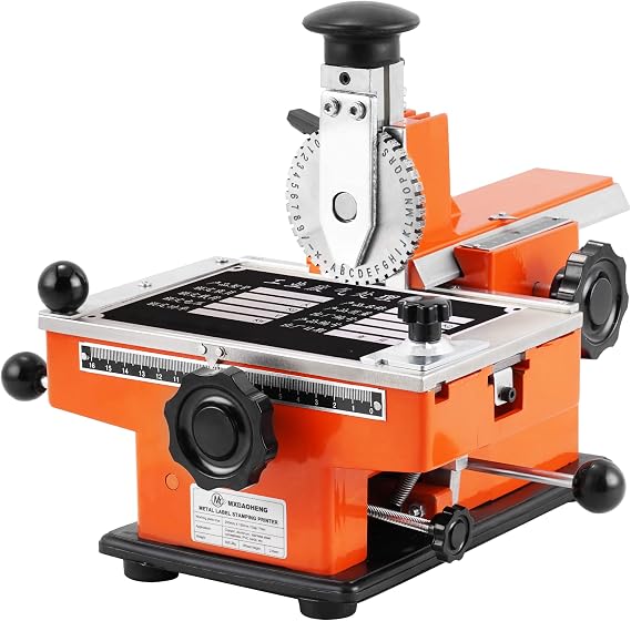 Manual Nameplate Metal Label Stamping Printer Machine Marking Machine for Metal (No.2 Codeword Plate)