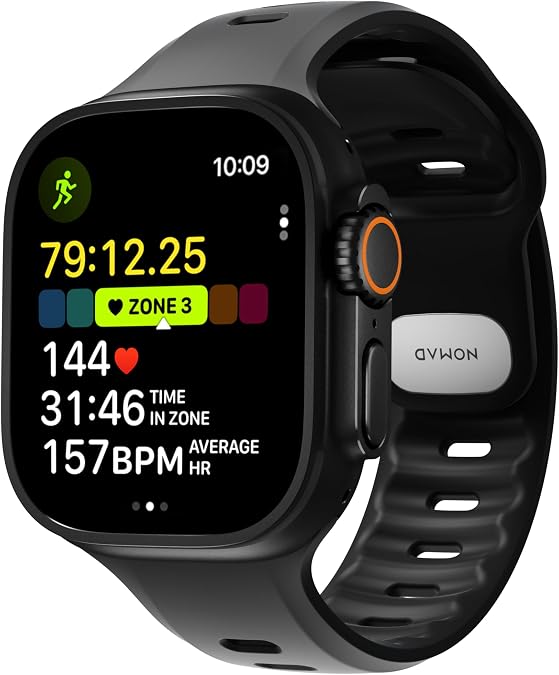 NOMAD Tempo Band Apple Watch Ultra 3 and 2 Band, Sport Band for Apple Watch, Compatible with New Series 11, Ultra, 2 and 3, Series 1-11, and SE iWatch