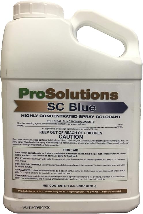 SC Blue: Highly Concentrated Spray Colorant 1 Gallon (Generic Terramark)