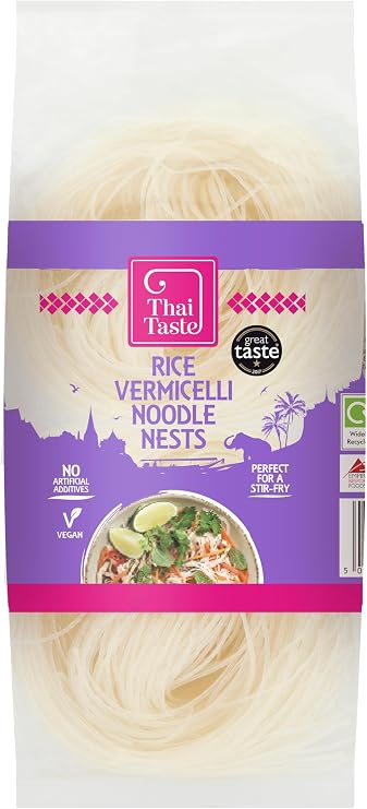 Thai Taste Rice Vermicelli Noodle Nests, 200g