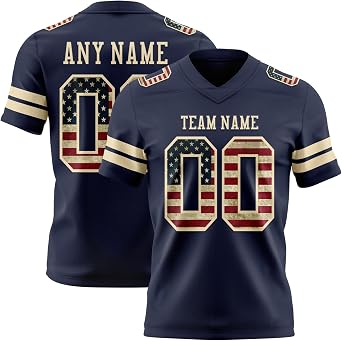 Custom Flag Football Jersey Men Women Unisex Personalized Youth Practice Rugby Shirt V-Neck Sports Team Uniform S-7XL