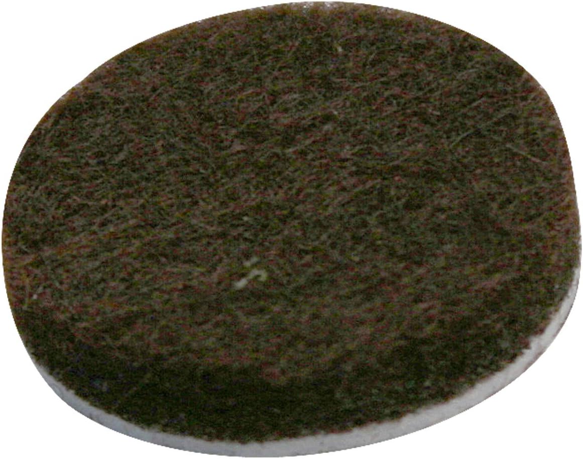 Magic Slider LP 61414 1 Brown Round Self-Stick Felt Pads 16 Count - Heavy Duty Furniture Protectors for Floors, Vinyl, Tiles & Surfaces, Durable Long-Term Protection