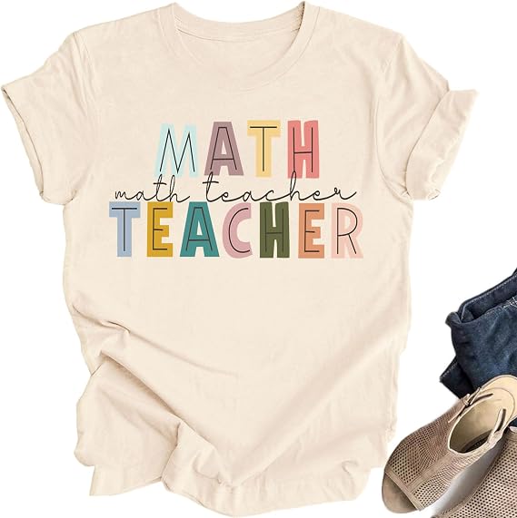 Teacher Tshirt Women First Day of School Shirt Back to School Outfit | Pre-K, 1st to 6th Grade, Elementary School Subject