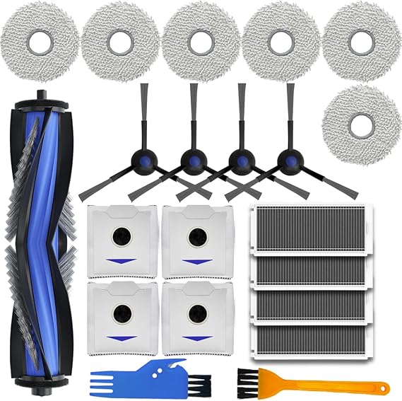 Replacement Accessories for Ecovacs Deebot N30 Omni/ N30 PRO Omni Robot Vacuum, Ecovacs Deebot N30 Pro Omni Accessories Ecovac Replacement Parts