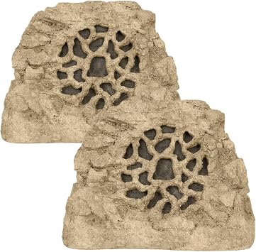 SpeakerCraft Ruckus 8 Series Rock Landscape Speaker - Pair (Sandstone)