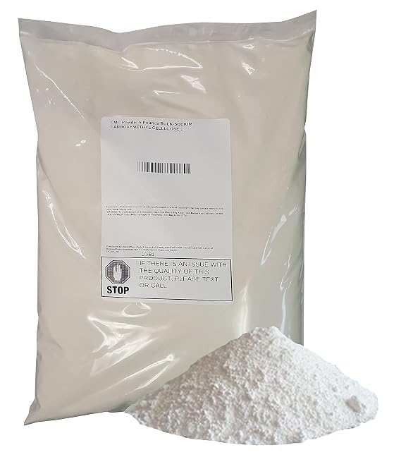 CMC Powder 5 Pounds BULK-SODIUM CARBOXYMETHYL CELLULOSE