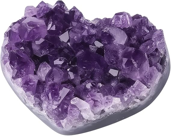 1 PCS Amethyst Ccrystal, 4-5 Cm Gemstone Collection Display Meditation Practice Accessory Anxiety Management Tool Amethyst Crystal, Purple Mineral Rock