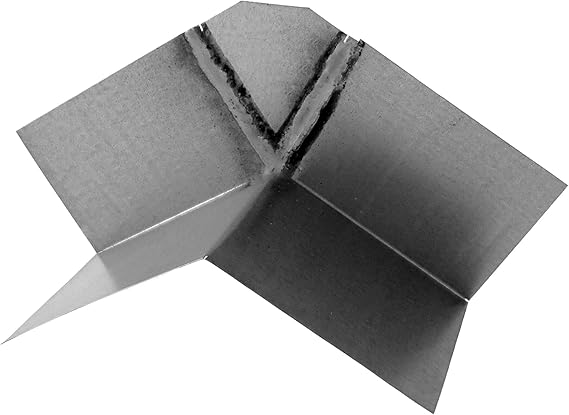 Roof Ridge Cap Flashing System - Roof to Wall Metal Ridge Cap Flashing - Metal Ridge Flashing End Cap - Roof Seal for Any Pitch - Metal Roof Flashing By Flashing Kings (10/12 Pitch)