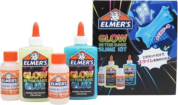 Elmer's Elmers Glow in the Dark Slime Kit 4-Piece Set - Glows in the Dark 2123998