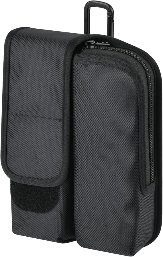 Portable Mosquito Repellent Storage Case for Thermacell MR300/MR450 Thermacell Mosquito Trap Portable Repeller Carrying Travel Case with Metal Belt Clip Pack Camping Equipment Belt Attachment Black