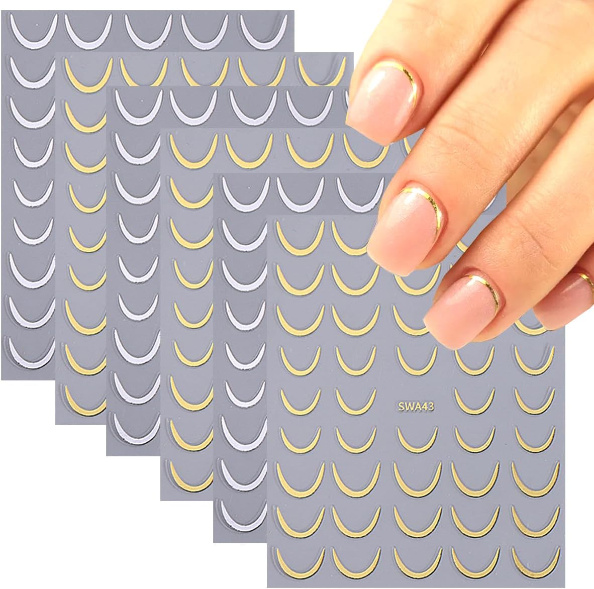 6Sheets Glow in The Dark Halloween Nail Art Stickers, Cute Ghost Nail Decals Ghost Pumpkin Skull Nail Design Sticker Foil 3D Self-Adhesive DIY Manicure Tips Halloween Nails Art Decoration for Women