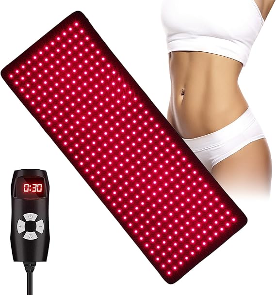 MEGELIN Red Light Infrared Therapy Belt Plus,360Leds, 660nm Red Light & 850nm Near-Infrared Light at Home