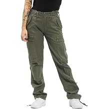 Brandit Women's M65 Pants, Color:Olive, Size:31