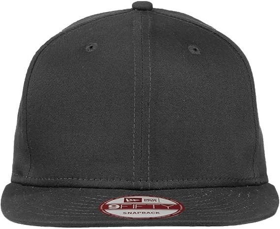 New Era 9FIFTY Authentic Flat Bill Snapback Adjustable Baseball Cap - Charcoal