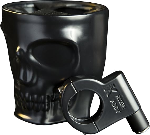 1080 Flat Black Skull Barmount